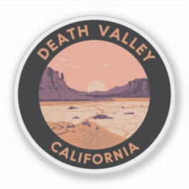 Adesivo Viagens vintage da Death Valley California