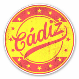 Adesivo Viajante global - Cádiz, Espanha