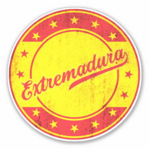 Adesivo Viajante global - Extremadura, Espanha