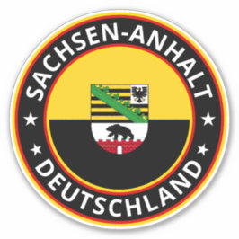 Adesivo Viajante Global - Sachsen-Anhalt, Stic Alemanha