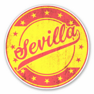 Adesivo Viajante global - Sevilha, Espanha