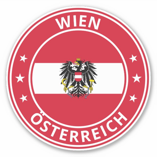 Adesivo Viajante Global - Wien | Viena, Österreich (Frente)