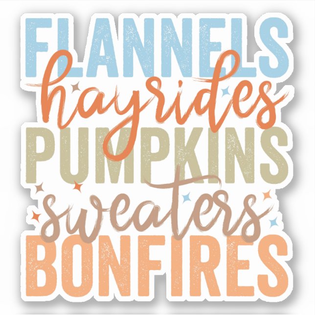 Adesivo Vibes de queda divertida (Frente)