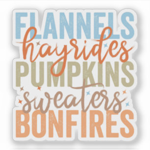 Adesivo Vibes de queda divertida