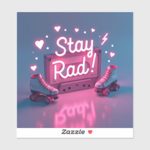 Adesivo Vibes dos anos 80 e 90