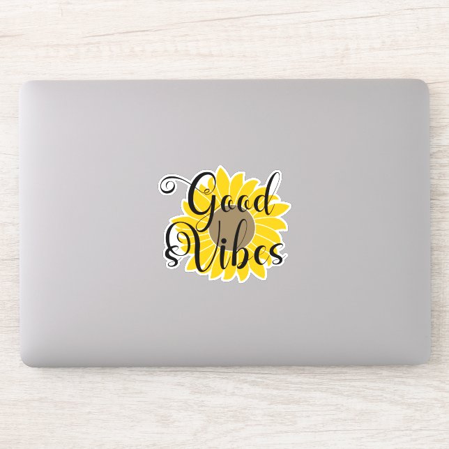 Adesivo Vibes Sunflower Sticker (Computador)