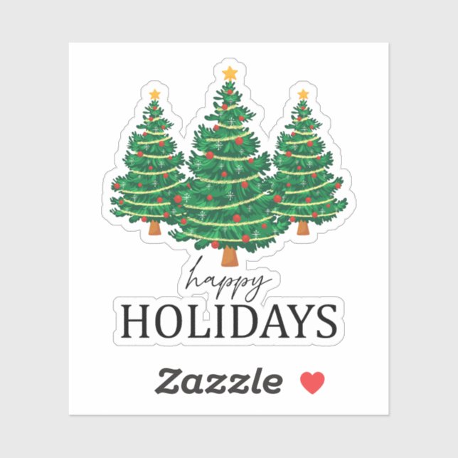 Adesivo Víblias de Natal (Folha)