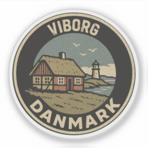 Adesivo Viborg, Dinamarca Danmark