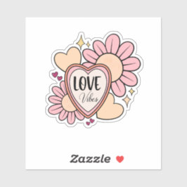 Adesivo Vibrações de Amor