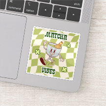 Vibrações Retro Vintage de Matcha