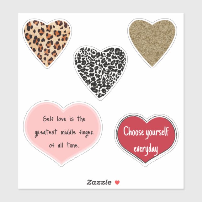 Adesivo Vibrant hearts romance wallpaper (Folha)