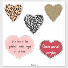 Adesivo Vibrant hearts romance wallpaper