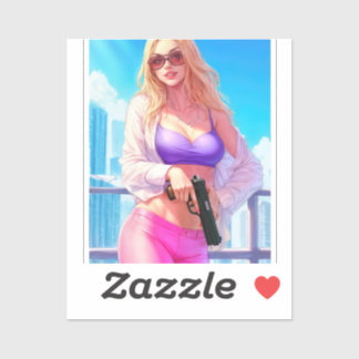 Adesivo Vice Baby – Miami Heat with a Killer Smile