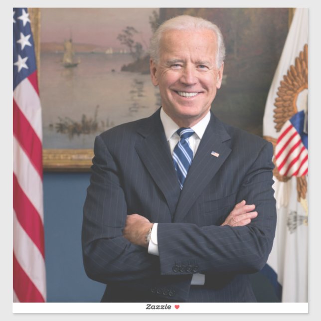 Adesivo Vice-Presidente Joe Biden, Presidência de Obama (Folha)
