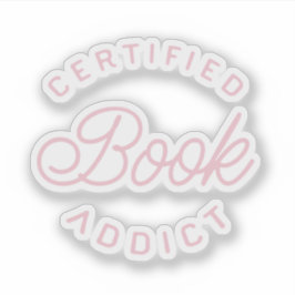 Adesivo Viciada em livros certificada