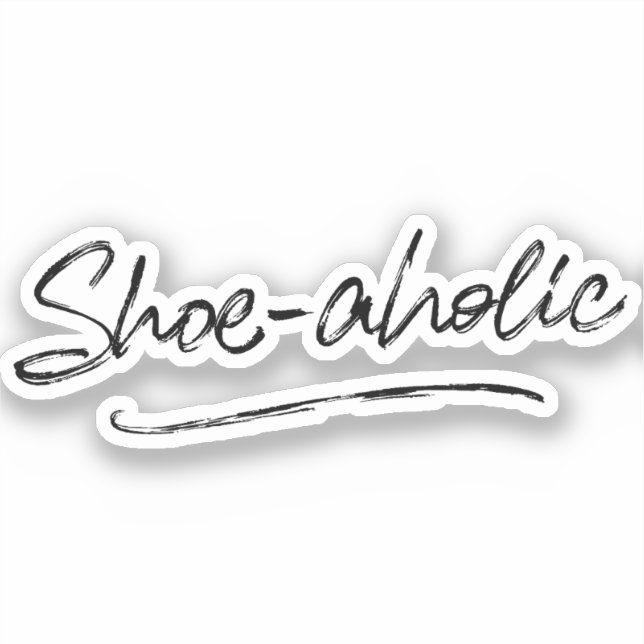 Adesivo Viciado em sapatos (Frente)
