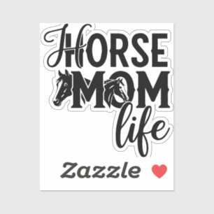 Adesivo Vida de Mãe de Cavalo