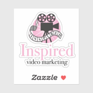 Adesivo VideoMarketing de vídeo inspirado vinil Sticker