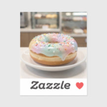 Vidro Pastel Caprichoso Glaze Donut Brilhante  