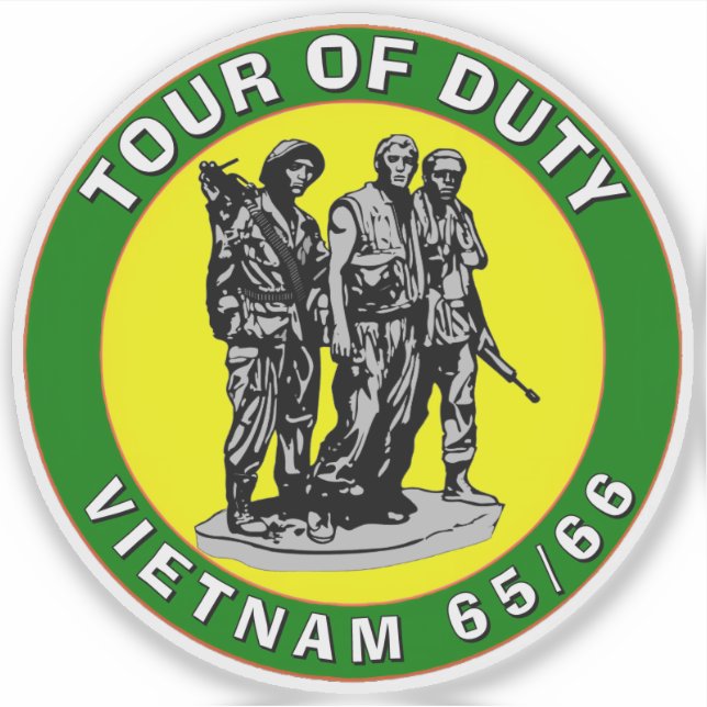 Adesivo VIETNAM TOUR OF DUTY Sticker (Frente)