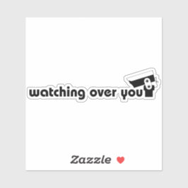 Adesivo Vigiando você