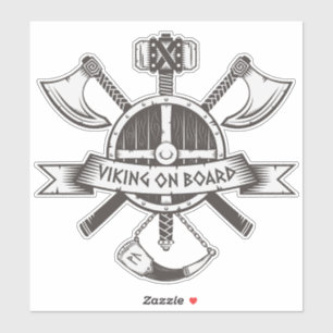 Adesivo Viking a bordo