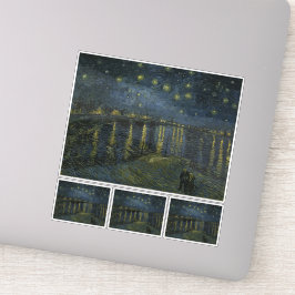 Adesivo Vincent Van Gogh, A Noite Estrelada Sobre o Ródano
