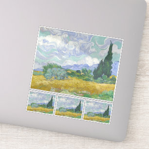 Adesivo Vincent Van Gogh, Campo de Trigo com Cipras