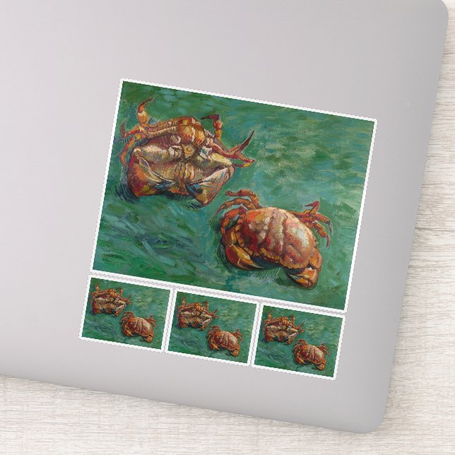 Adesivo Vincent Van Gogh, Dois Caranguejos (Detalhe)