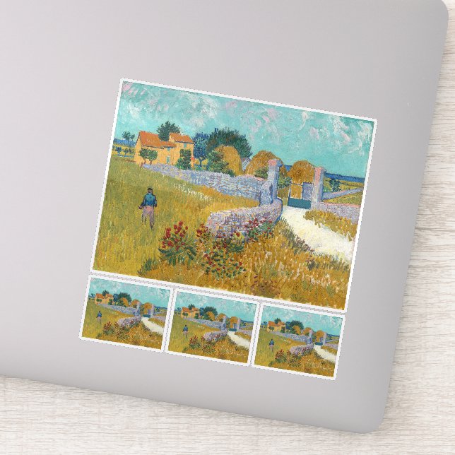 Adesivo Vincent Van Gogh, Farmhouse in Provence (Detalhe)