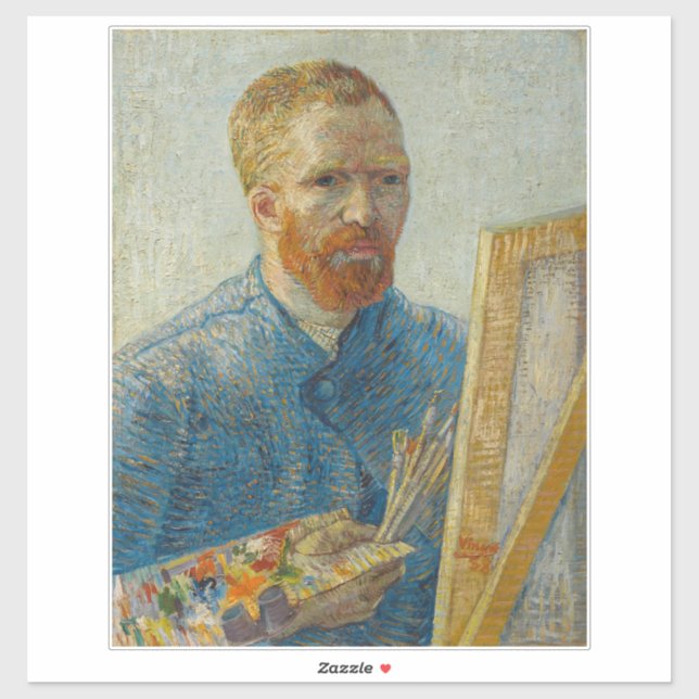 Adesivo Vincent Van Gogh Master Artisan Autorretrato (Folha)