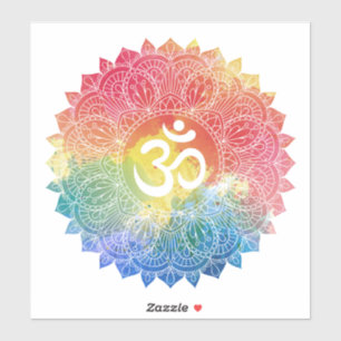 ADESIVO VINHA DE CORTE PERSONALIZADA: RAINBOW MANDALA