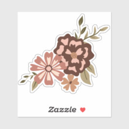 Adesivo Vinhas Florais Naturais De Flor De Motif