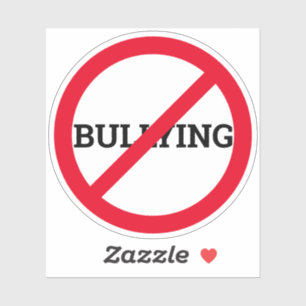 Adesivo Vinheta Anti-Bullying