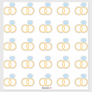 Adesivo Vinheta Beija-Corte Elegante De Casamento