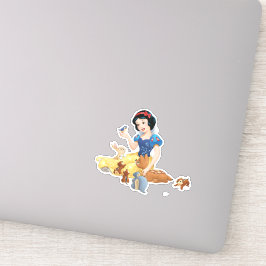 Adesivo Vinheta Branca de Neve