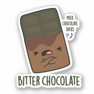 Adesivo Vinheta-caneta-canja de chocolate amargo
