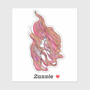 Adesivo Vinheta colorido de vinilo