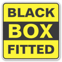 Vinheta com abertura de caixa preta (Sinal do carr