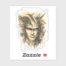 Vinheta com face aquosa