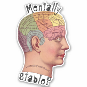 Adesivo Vinheta Contaminada Mentalmente Estável