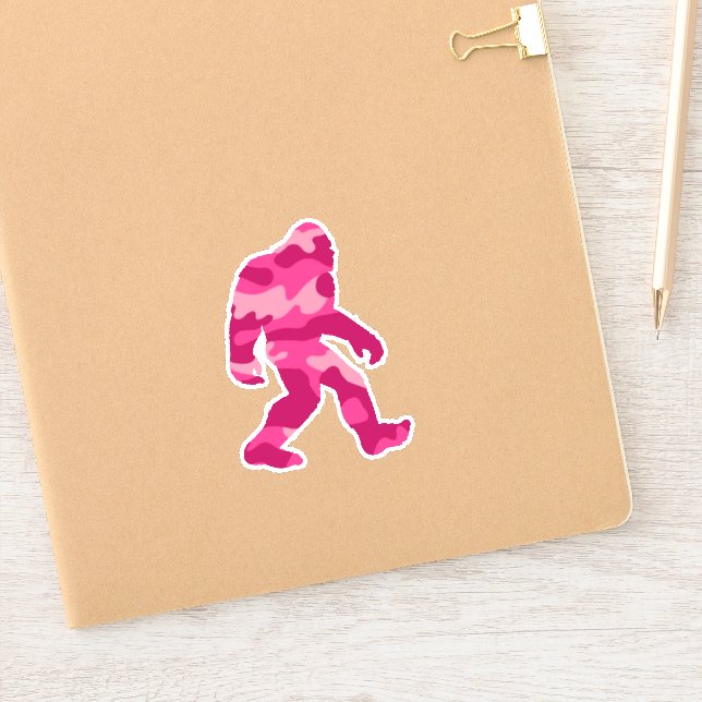 Adesivo Vinheta cor-de-rosa Sasquatch Pink (Notebook)