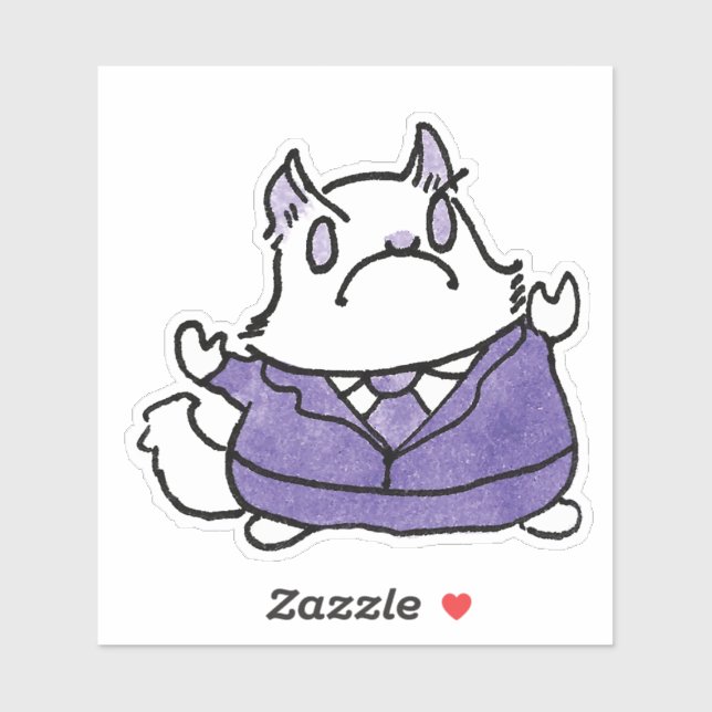 Adesivo Vinheta Crabby Lupin (Folha)