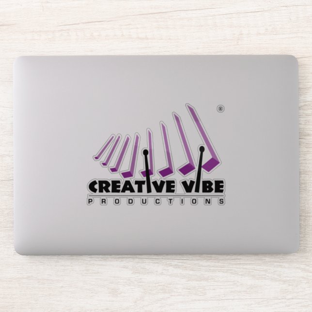 Adesivo Vinheta CVP transparente brilhante (Computador)