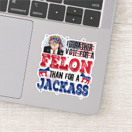 Adesivo Vinheta da campanha Trump 2024