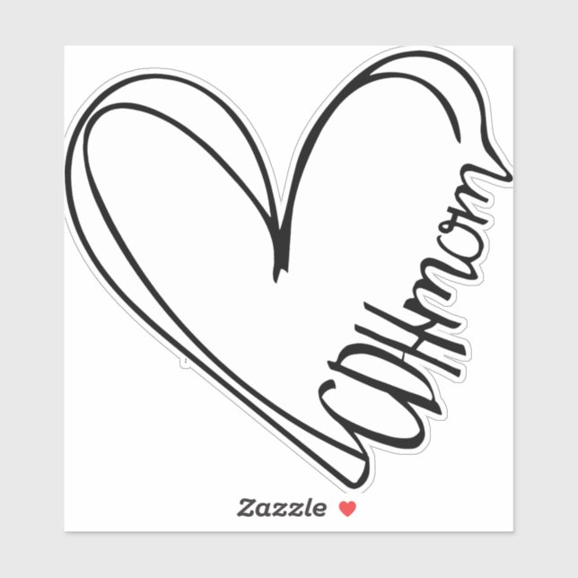 Adesivo Vinheta da mãe CDH (Folha)