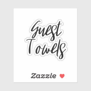 Adesivo Vinheta de armazenamento das Torres Convidadas