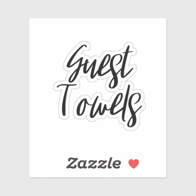 Adesivo Vinheta de armazenamento das Torres Convidadas (Folha)