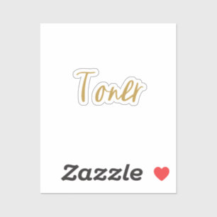 Adesivo Vinheta de armazenamento de toner