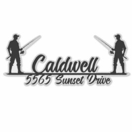 Adesivo Vinheta de Caixa de Correio Personalizada de Pesca